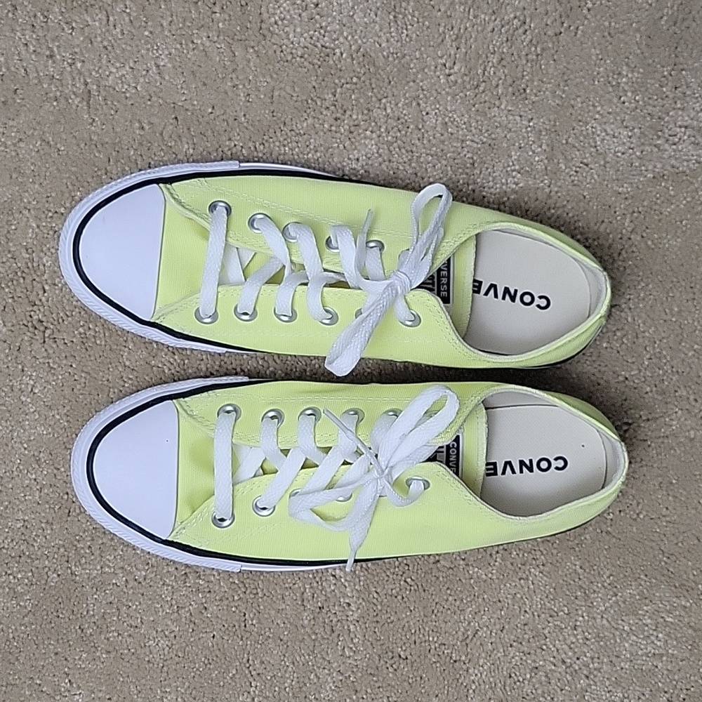 Yellow Converse Sneakers Size 9 womens